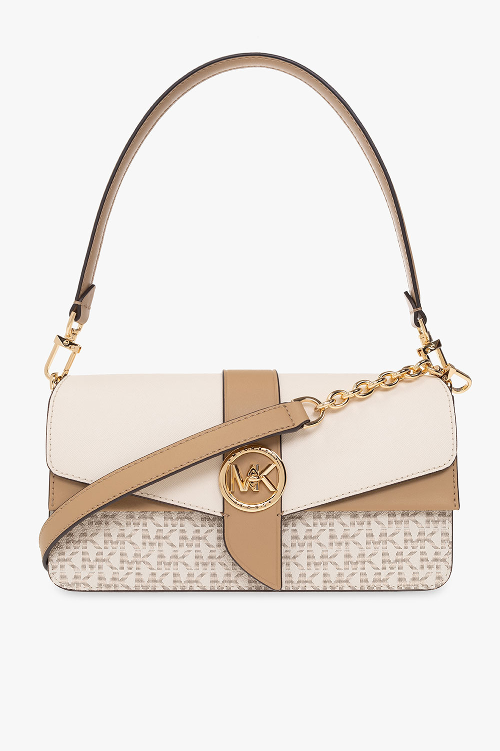 Cream Greenwich Medium shoulder bag Michael Michael Kors